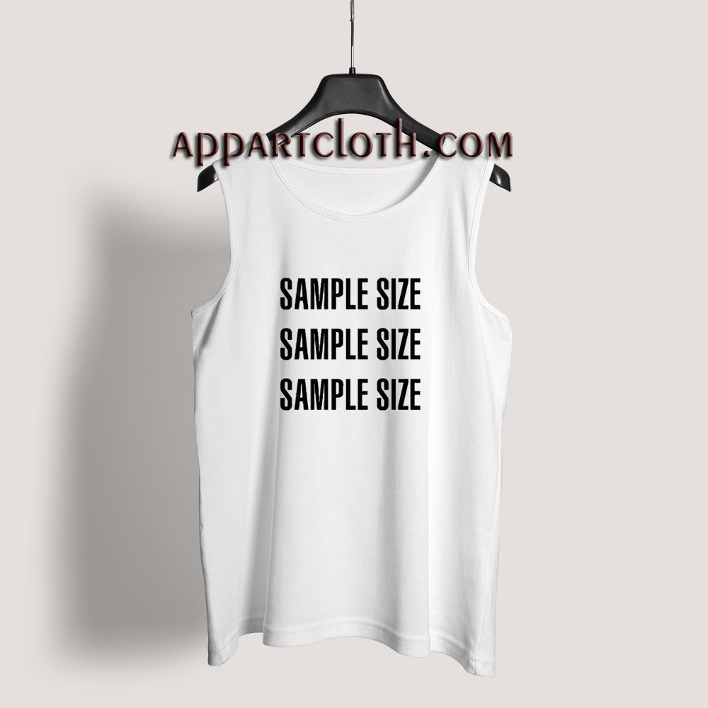 Sample Size Tank Top