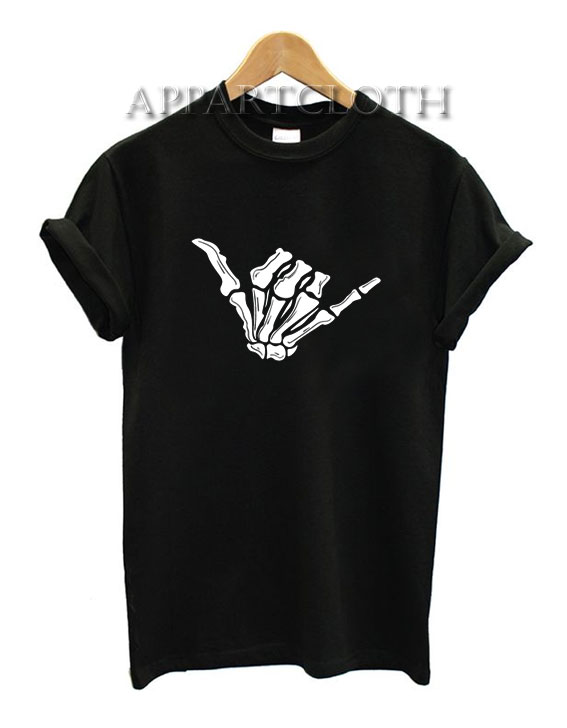 Skeleton Hand Shaka Shirts On Sale - Appartcloth.com