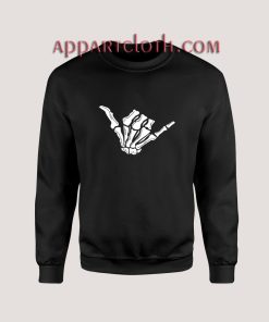 Skeleton Hand Shaka Sweatshirt