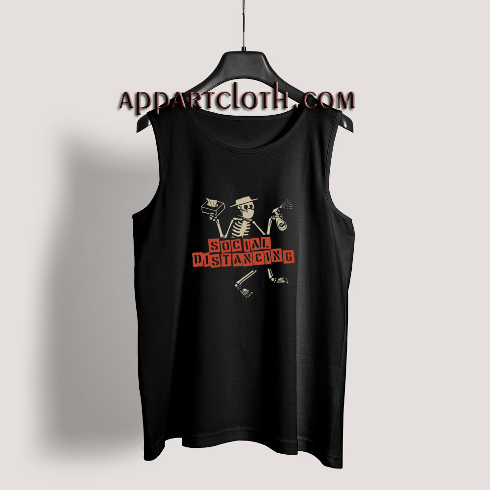 Skeleton Social Distancing Tank Top
