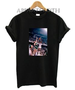 Julius Erving Jump Shot Against Rival Larry Bird T-Shirt