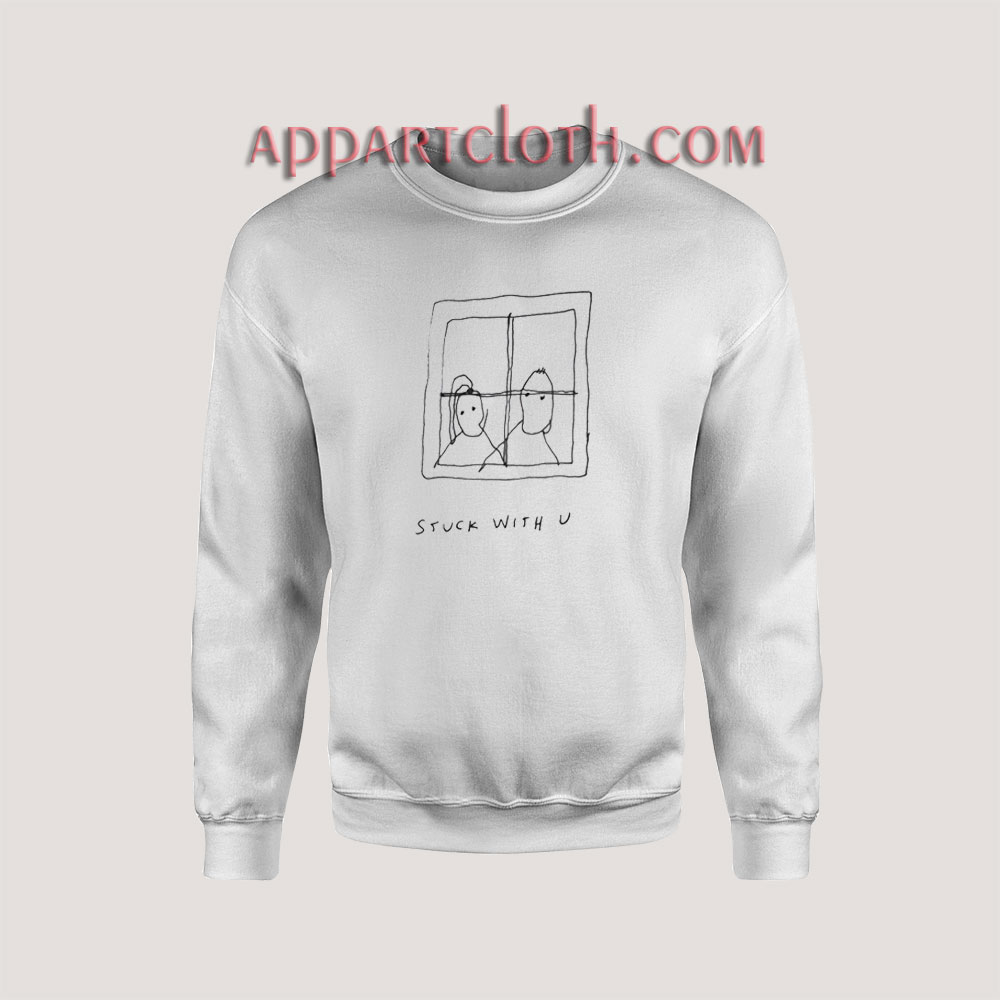 Justin Bieber And Ariana Grande Stuck With U Sweatshirt