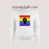 BLM Pride Rainbow Black Lives Matter Sweatshirt For Unisex