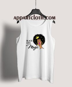Black Girl Magic Lady Woman With Crown Tank Top