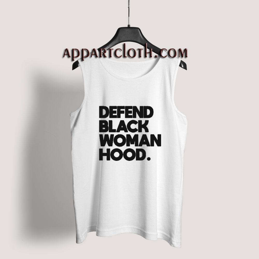 Defend Black Woman Hood Tank Top for Men's or Women's