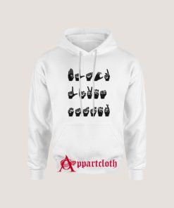 Finger Language BLack Lives Matter Hoodie for Unisex