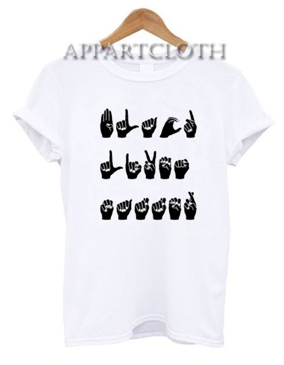 Finger Language BLack Lives Matter T-Shirt for Unisex