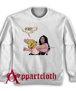 Go Back To Mexi White Sweatshirt for Unisex
