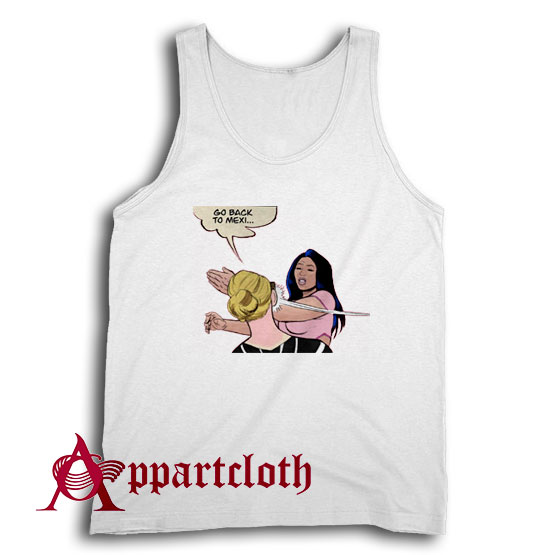 Go Back To Mexi White Tank Top for Unisex