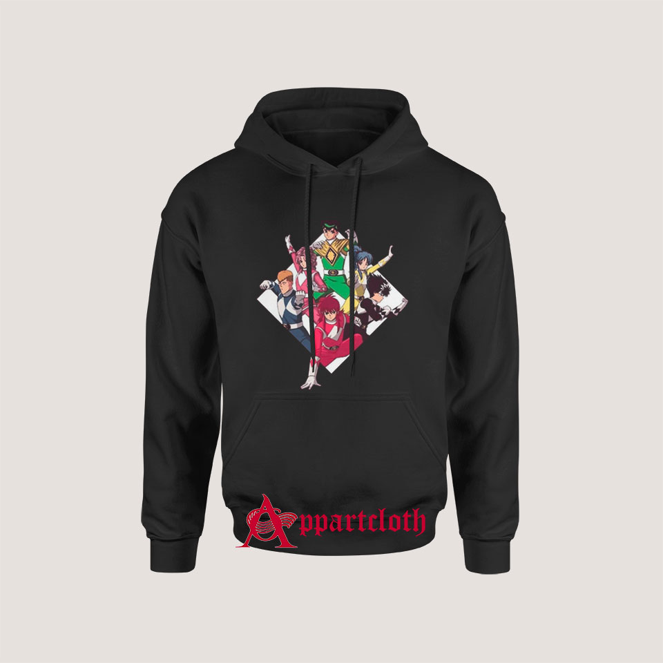 Go Go Power Rangers Hoodie for Unisex