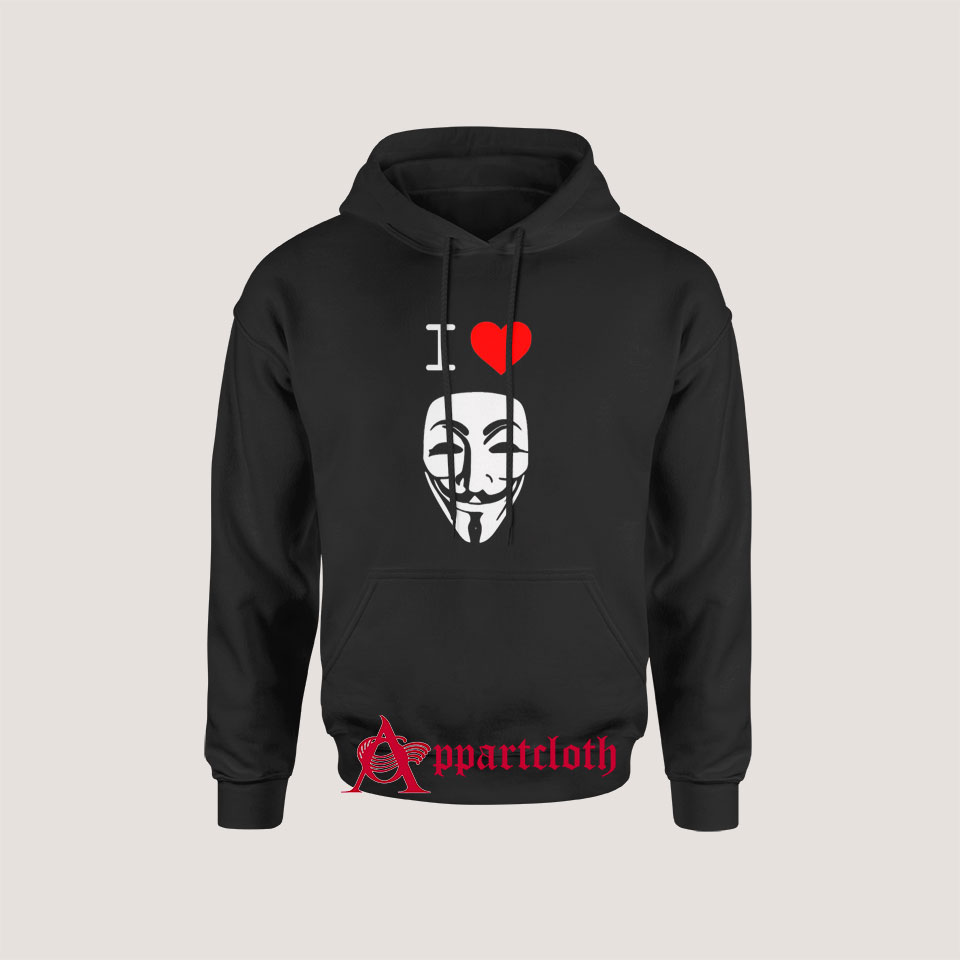 I Love Anonymous Hoodie