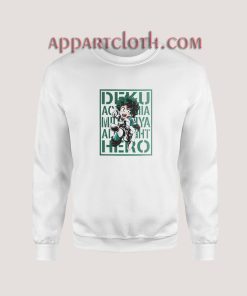 Izuku Midoriya Logo Sweatshirt
