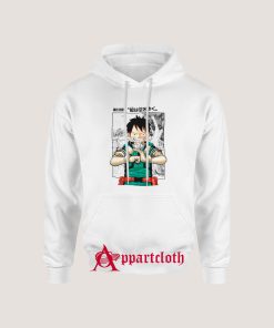 Luffy x Midoriya Hoodie