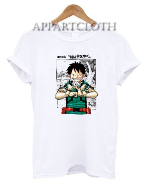 Luffy x Midoriya T-Shirt