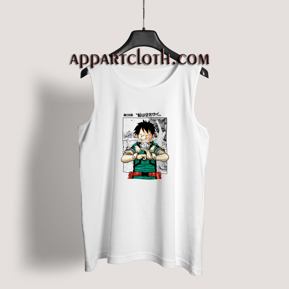 Luffy x Midoriya Tank Top