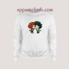 Pixel Ships Ochaco x Deku Kids Sweatshirt