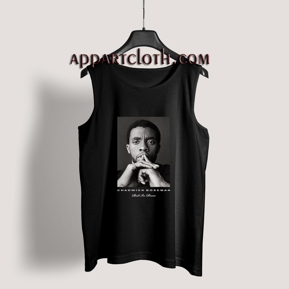 Black Panther Rest in Peace Chadwick Boseman Tribute Tank Top