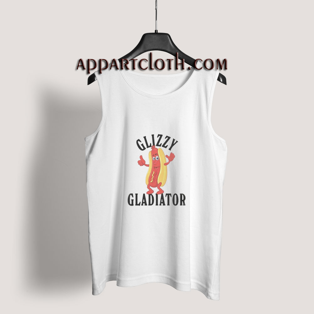 Hotdog Glizzy Gladiator Tank Top