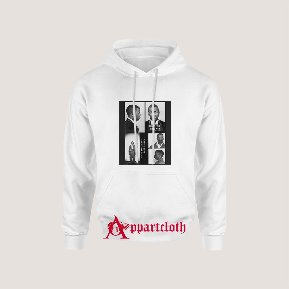 John Lewis Mugshot halftone Hoodie