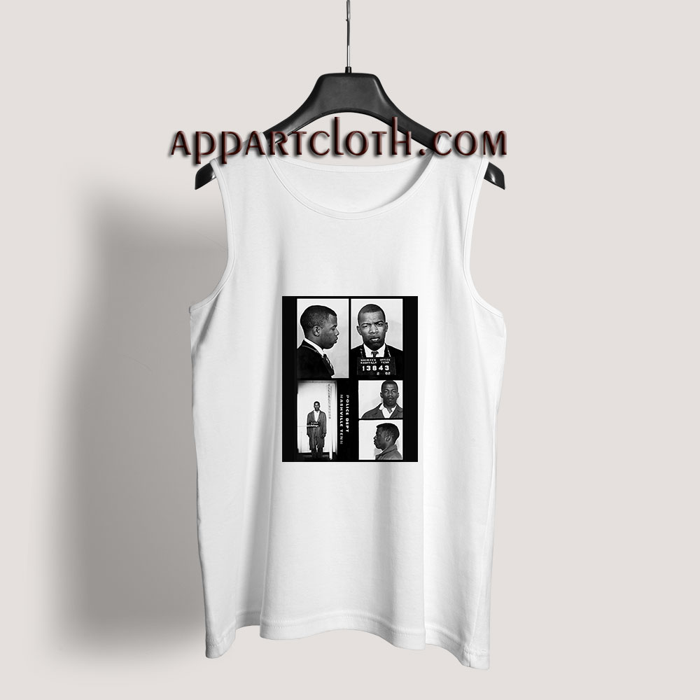 John Lewis Mugshot halftone Tank Top
