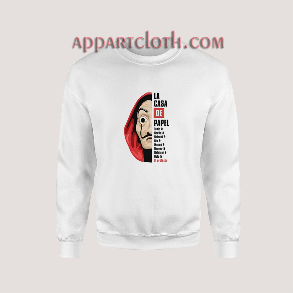 La Casa De Papel Money Heist Sweatshirt