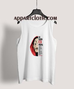 La Casa De Papel Money Heist Tank Top