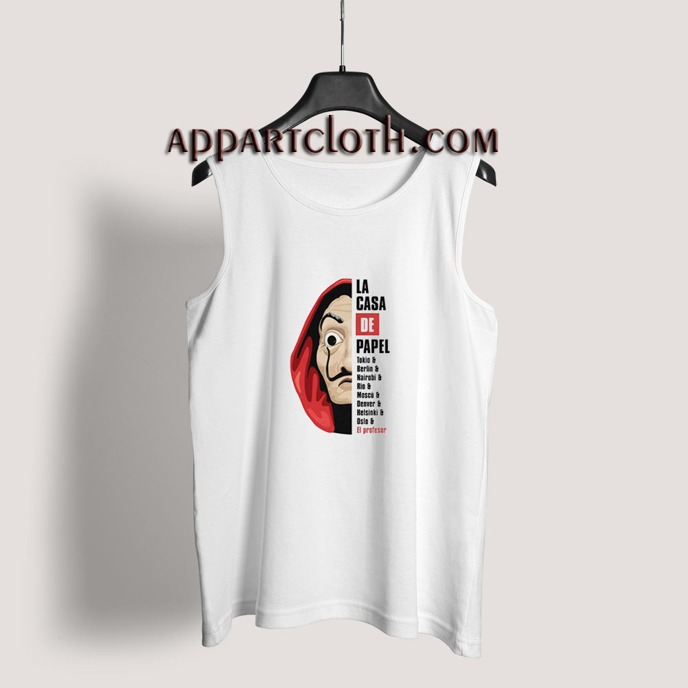 La Casa De Papel Money Heist Tank Top