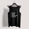 Meat Fire Whiskey Repeat Tank Top
