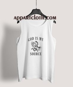 Praying Hands God Is My Source Tank Top