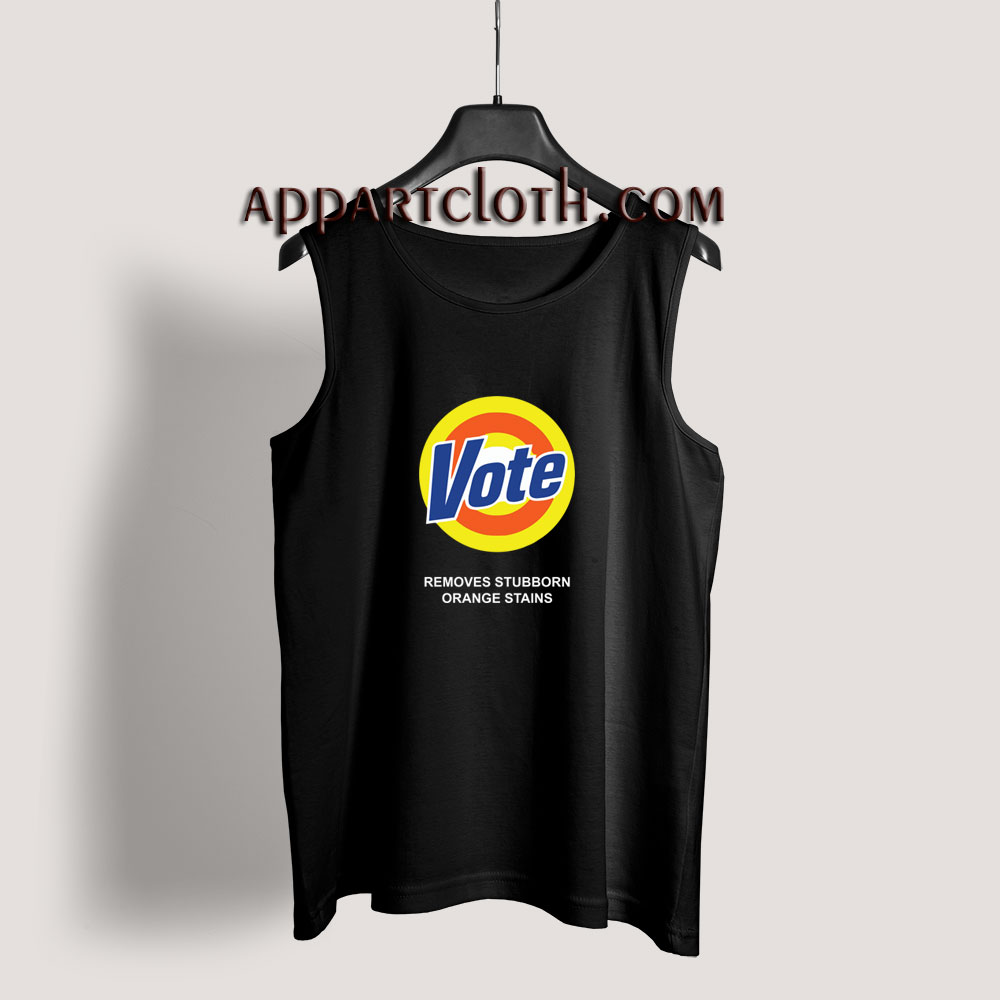 Vote Parody - Removes Stubborn Orange Stains Tank Top