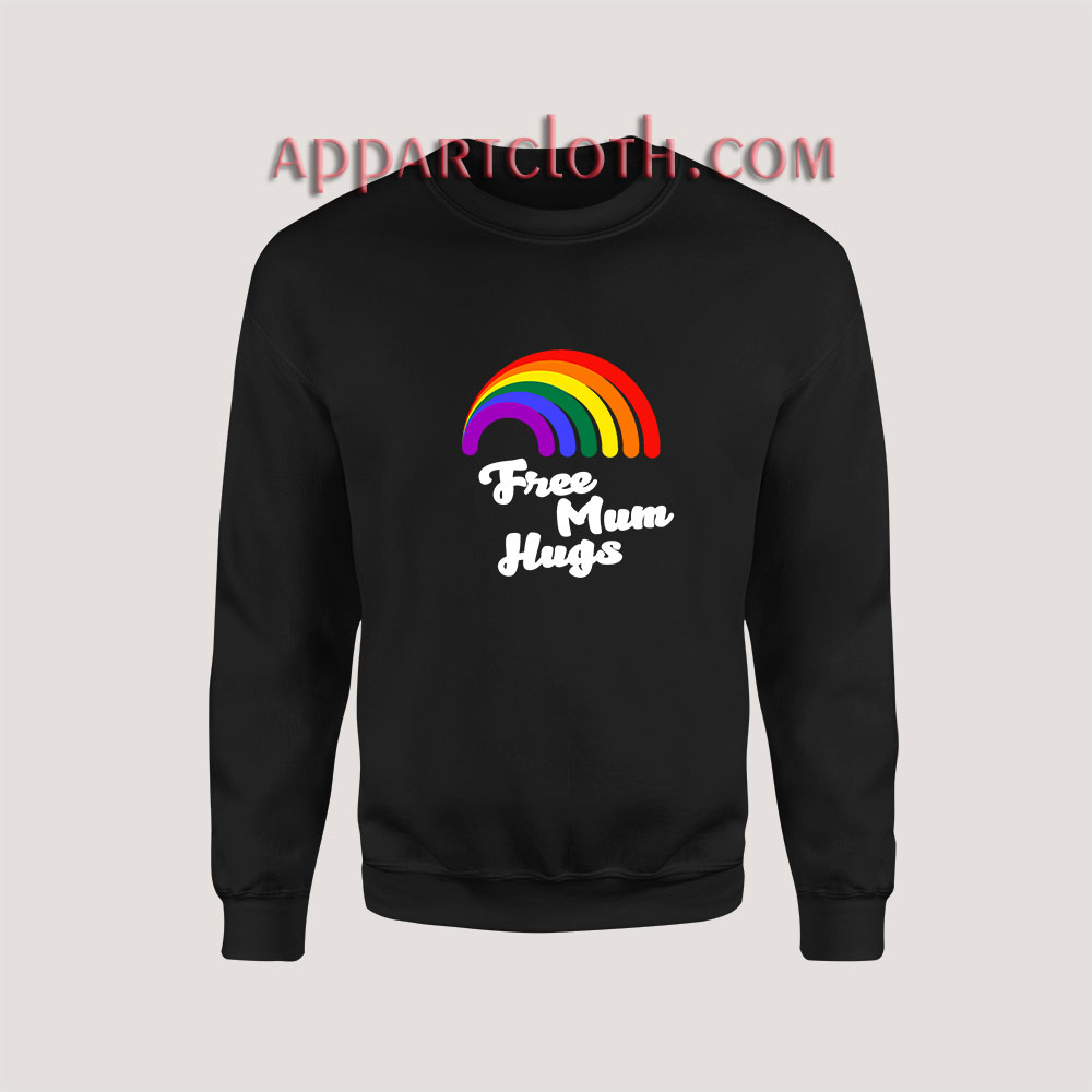 Free Mum Hugs Proud Mom LGBT Sweatshirt