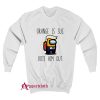 Among Us Orange Is Sus Vote Him Out Sweatshirt