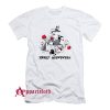 Cat Horror Movie Characters Happy Meowoween T-Shirt