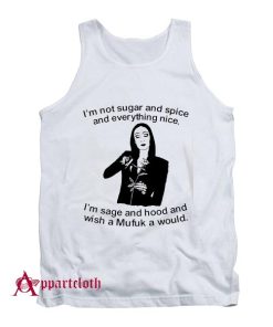 Morticia Addams Im Not Sugar And Spice And Everything Nice Tank Top