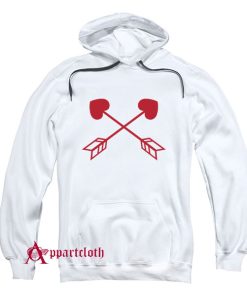 Embroidery Cupidon Arrows Hoodie