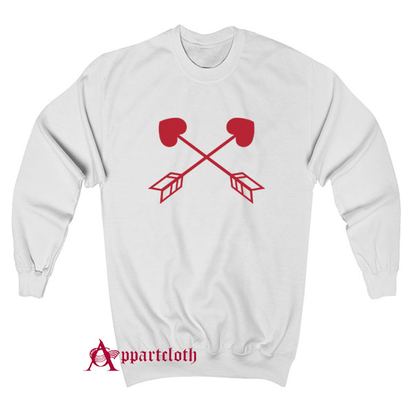 Embroidery Cupidon Arrows Sweatshirt