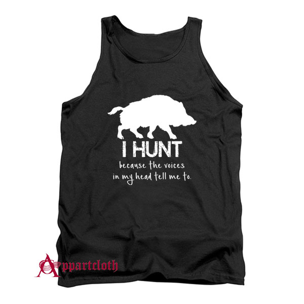 Hunting with wild boar Tank Top