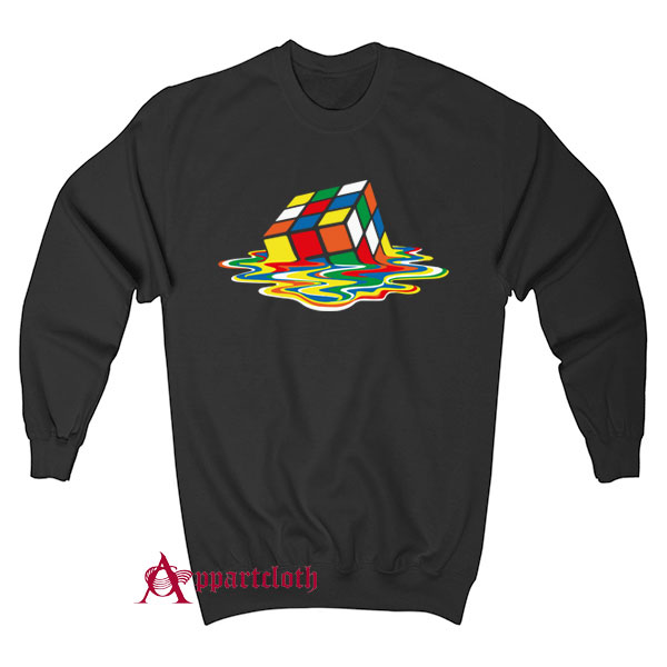 Rubik Cube Melted Sweatshirt