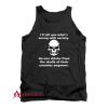 Wrong Society Drink From The Skull of Your Enemies Tank Top