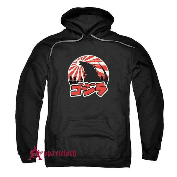 Retro godzilla hoodie Clearance
