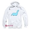 Cute Blue Dino Hoodie