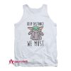Baby Yoda Keep Distance We Must Tank Top