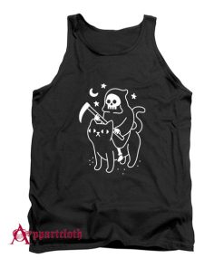 Death Rides A Black Cat Tank Top