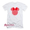 Disney Minnie Mouse Icon Filled with Hearts T-Shirt