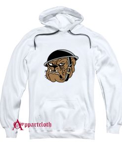 Angry Military Bulldog Hoodie