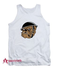 Angry Military Bulldog Tank Top
