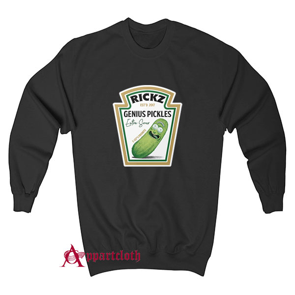 Rickz Genius Pickles Heinz Rick and Morty Sweatshirt