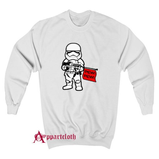 Stormtrooper Pew Pew Wars Sweatshirt