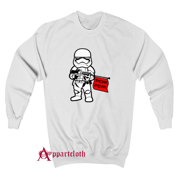 Stormtrooper Pew Pew Wars Sweatshirt