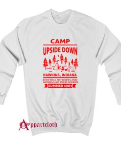 Camp Upside Down Hawkins Sweatshirt